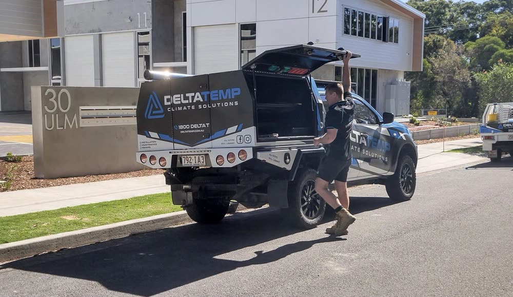 Scheduled servicing by Delta Temp on the Sunshine Coast